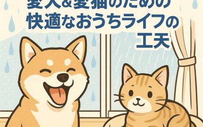 梅雨を乗り切る！愛犬＆愛猫のための快適なおうちライフの工夫