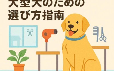 トリミング場所で差がつく？大型犬のための選び方指南