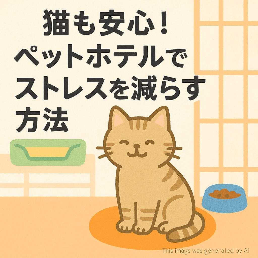 猫も安心!ペットホテルでストレスを減らす方法