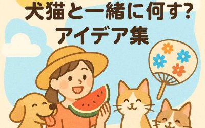 お盆休み、犬猫と一緒に何する？アイデア集