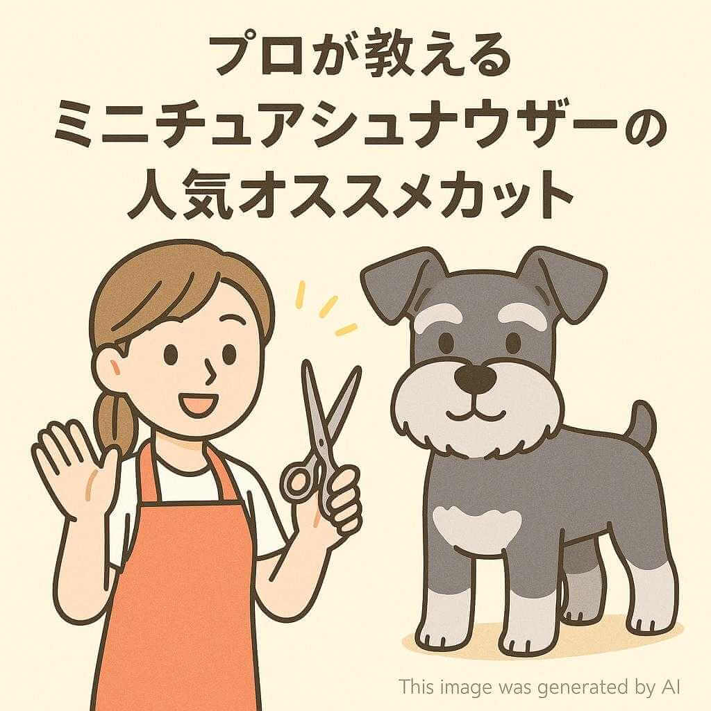 プロが教えるミニチュアシュナウザーの人気オススメカット