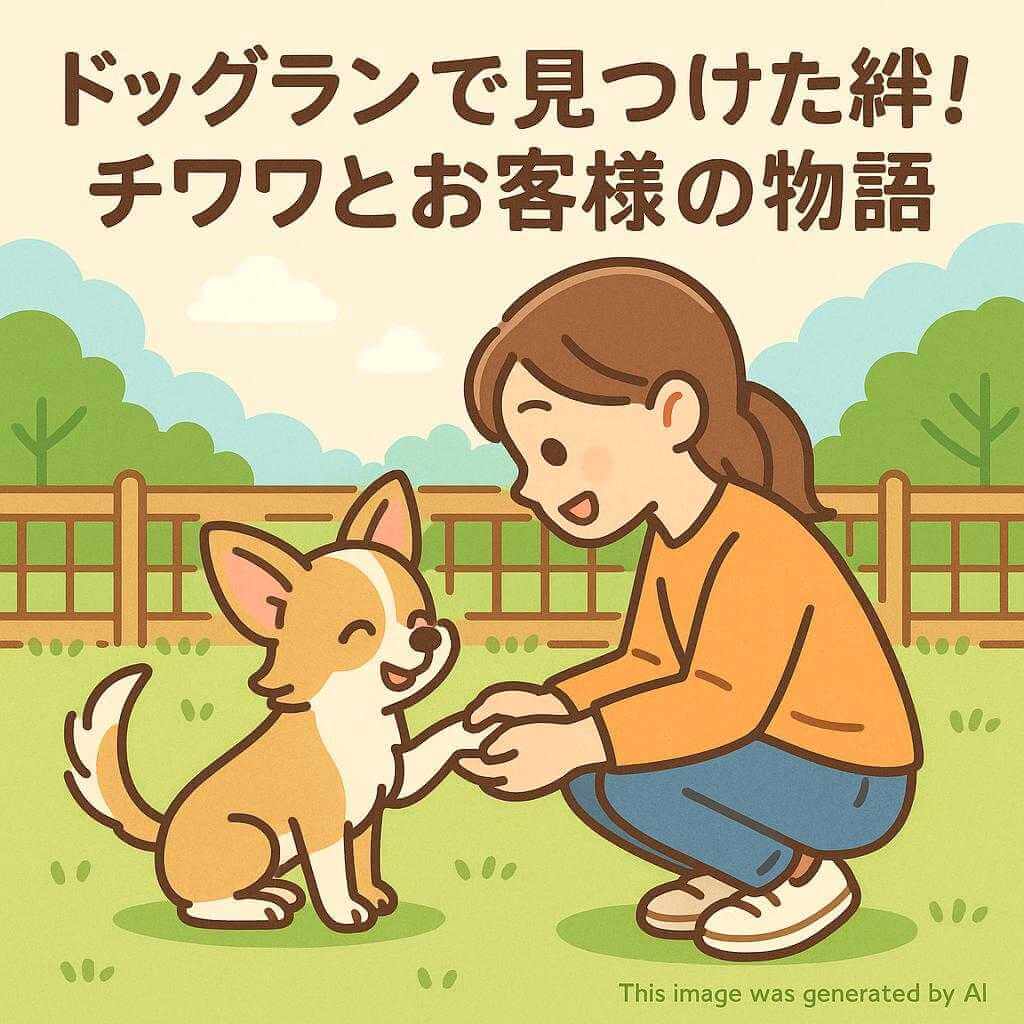 ドッグランで見つけた絆!チワワとお客様の物語