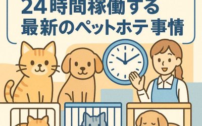 犬猫オーナー必見！24時間稼働する最新のペットホテル事情
