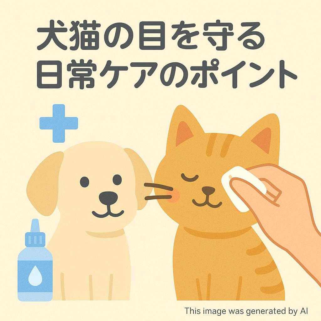 犬猫の目を守る日常ケアのポイント