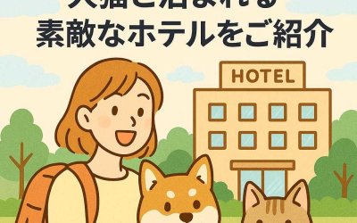 ペットと一緒に関東旅行？犬猫と泊まれる素敵なホテルをご紹介