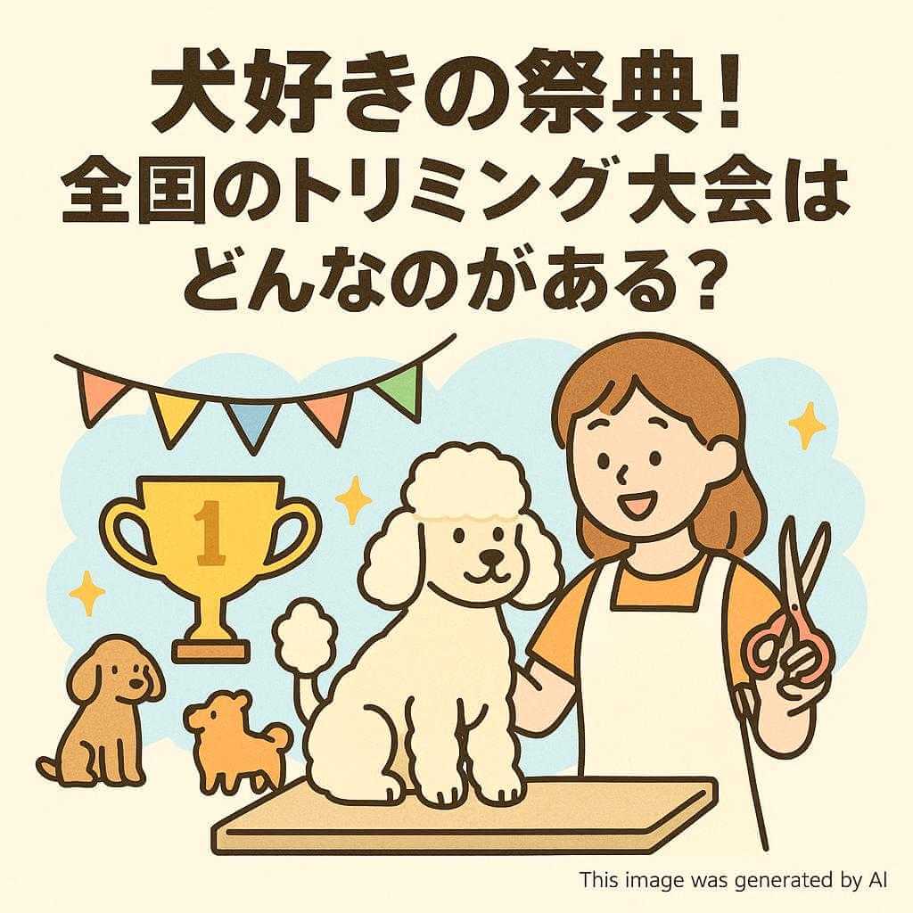犬好きの祭典!全国のトリミング大会はどんなのがある?