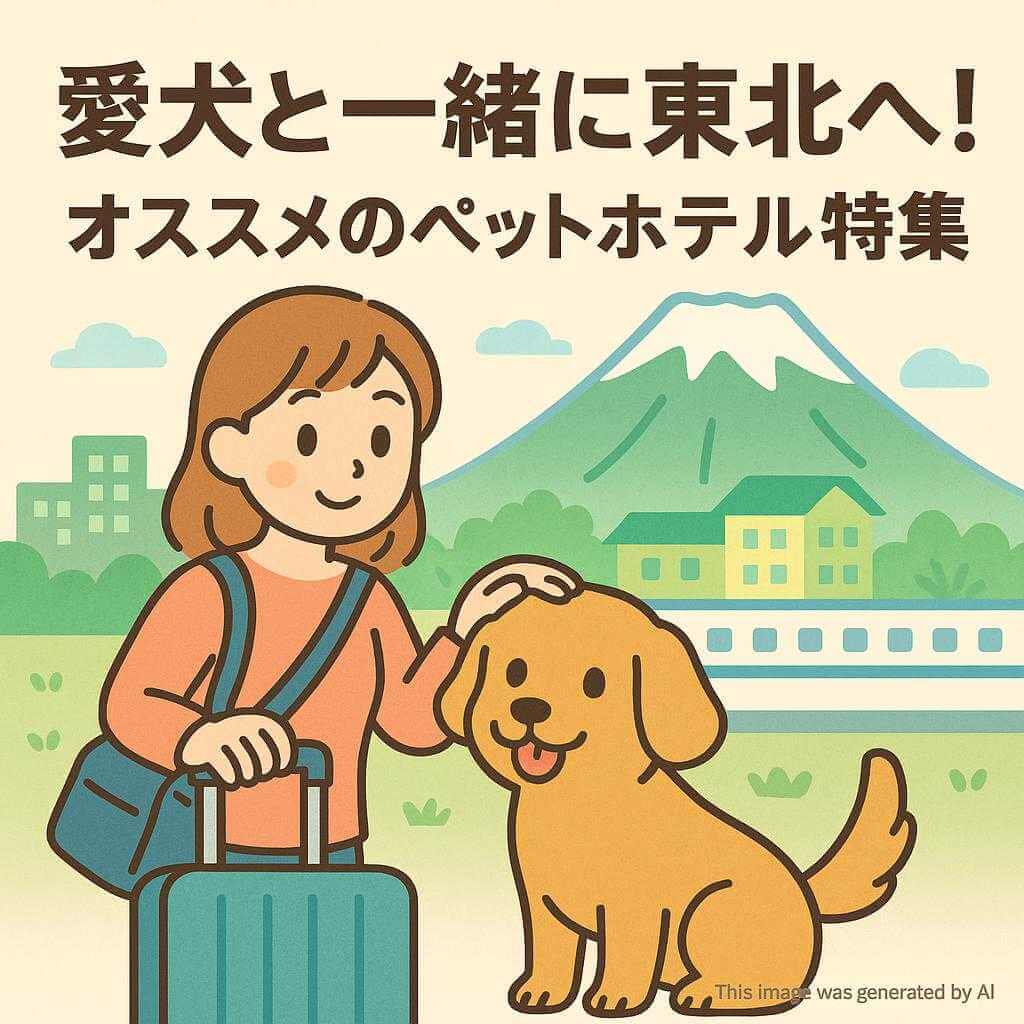 愛犬と一緒に東北へ!オススメのペットホテル特集