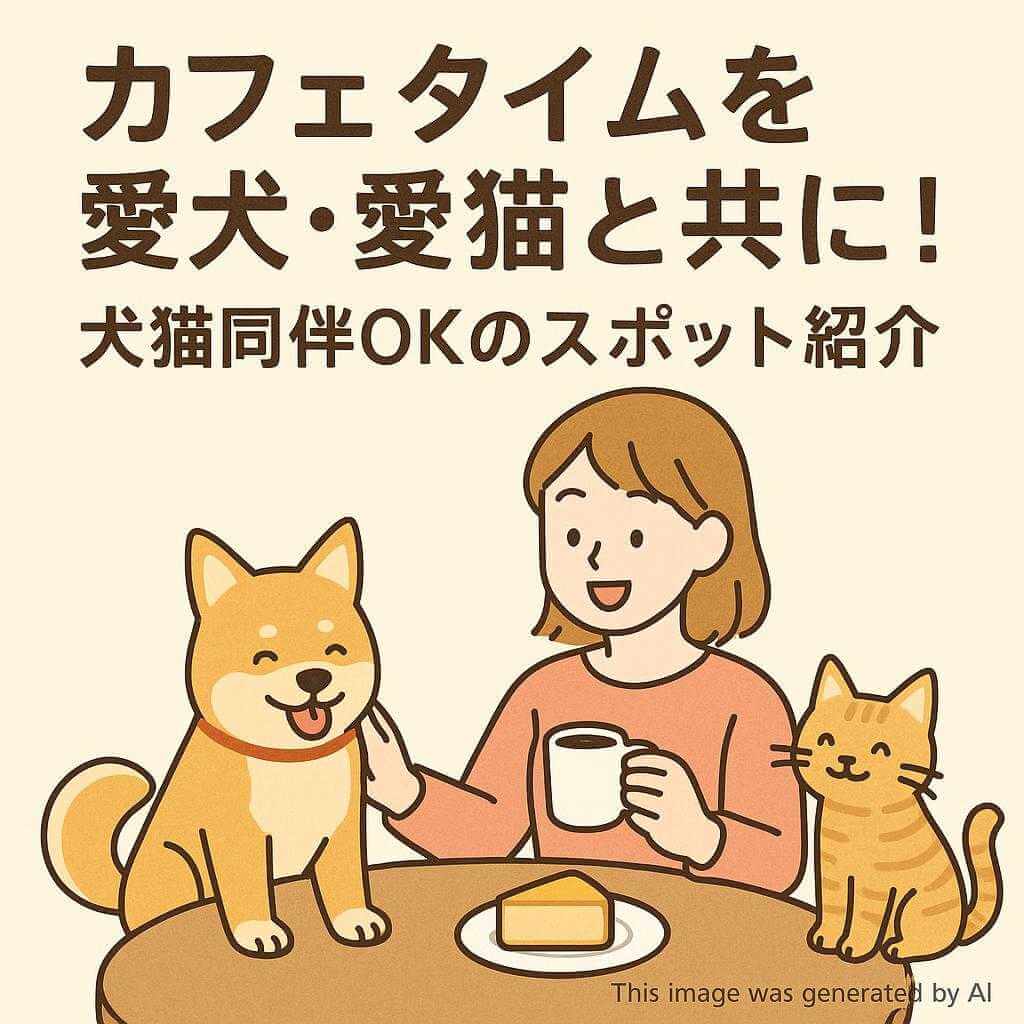 カフェタイムを愛犬・愛猫と共に!犬猫同伴OKのスポット紹介