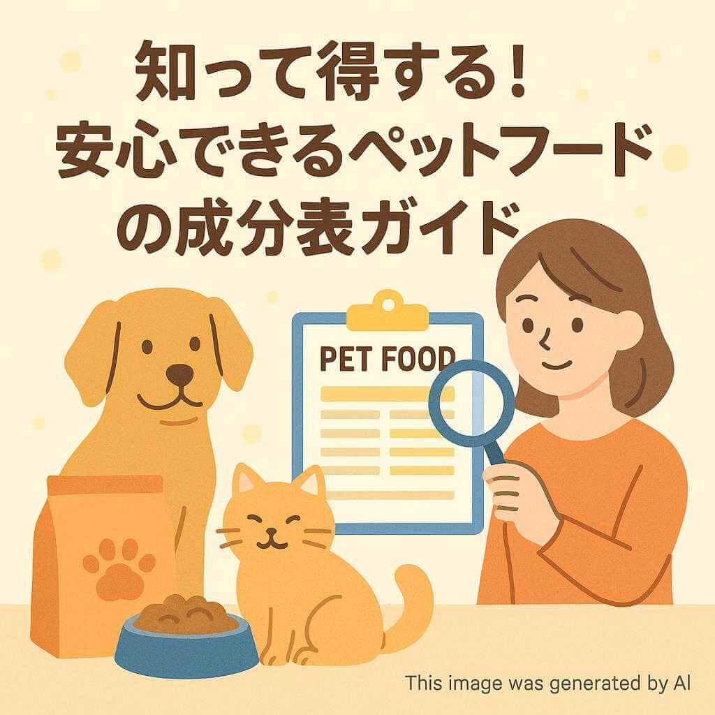 知って得する!安心できるペットフードの成分表ガイド