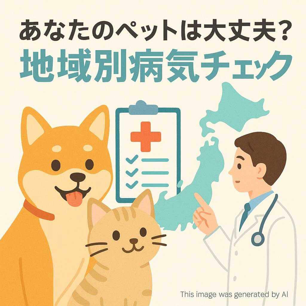 あなたのペットは大丈夫?地域別病気チェック