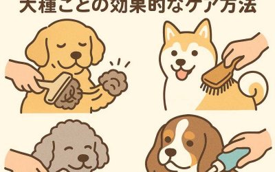 愛犬の毛玉対策！犬種ごとの効果的なケア方法