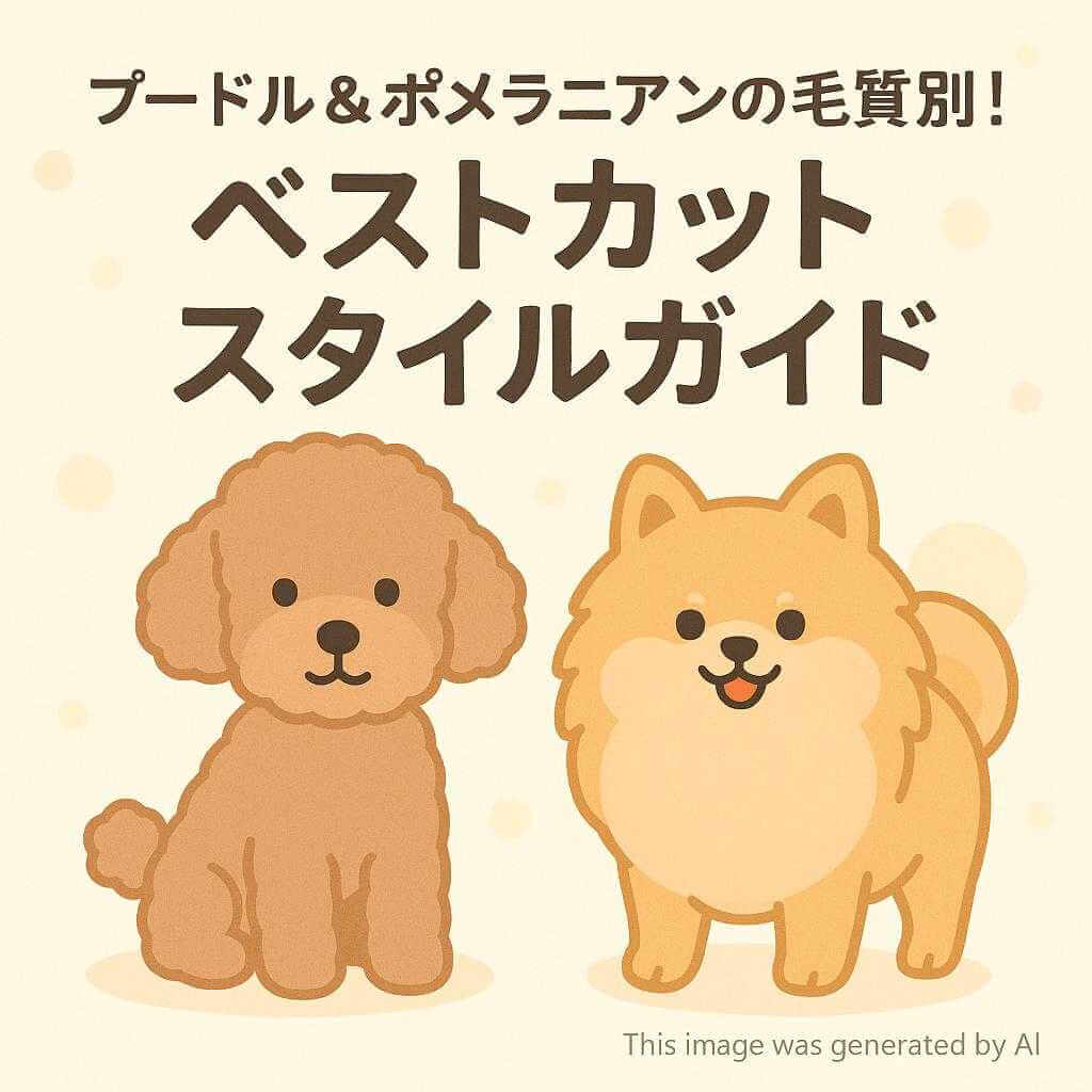 プードル&ポメラニアンの毛質別!ベストカットスタイルガイド