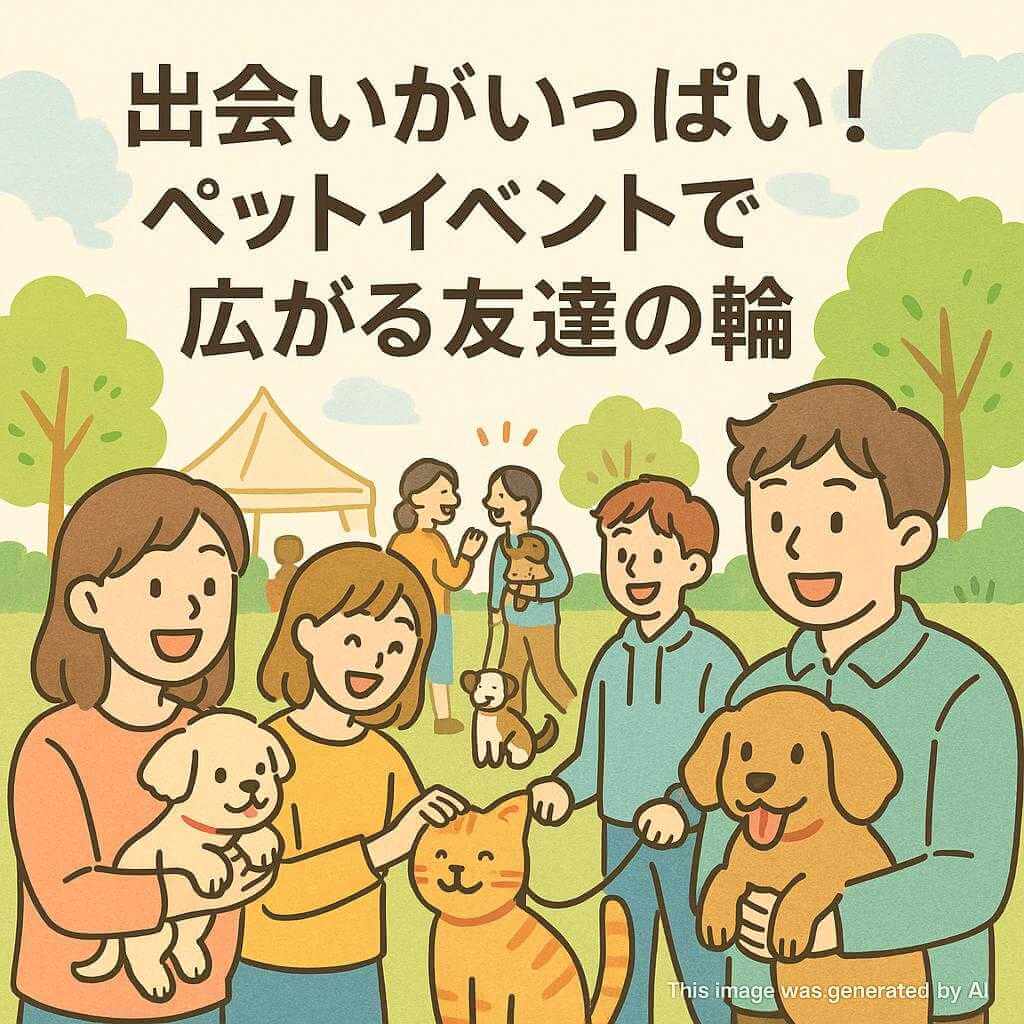 出会いがいっぱい!ペットイベントで広がる友達の輪