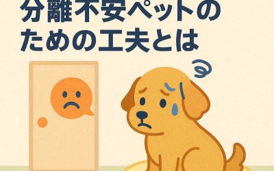 安心してお留守番！分離不安ペットのための工夫とは