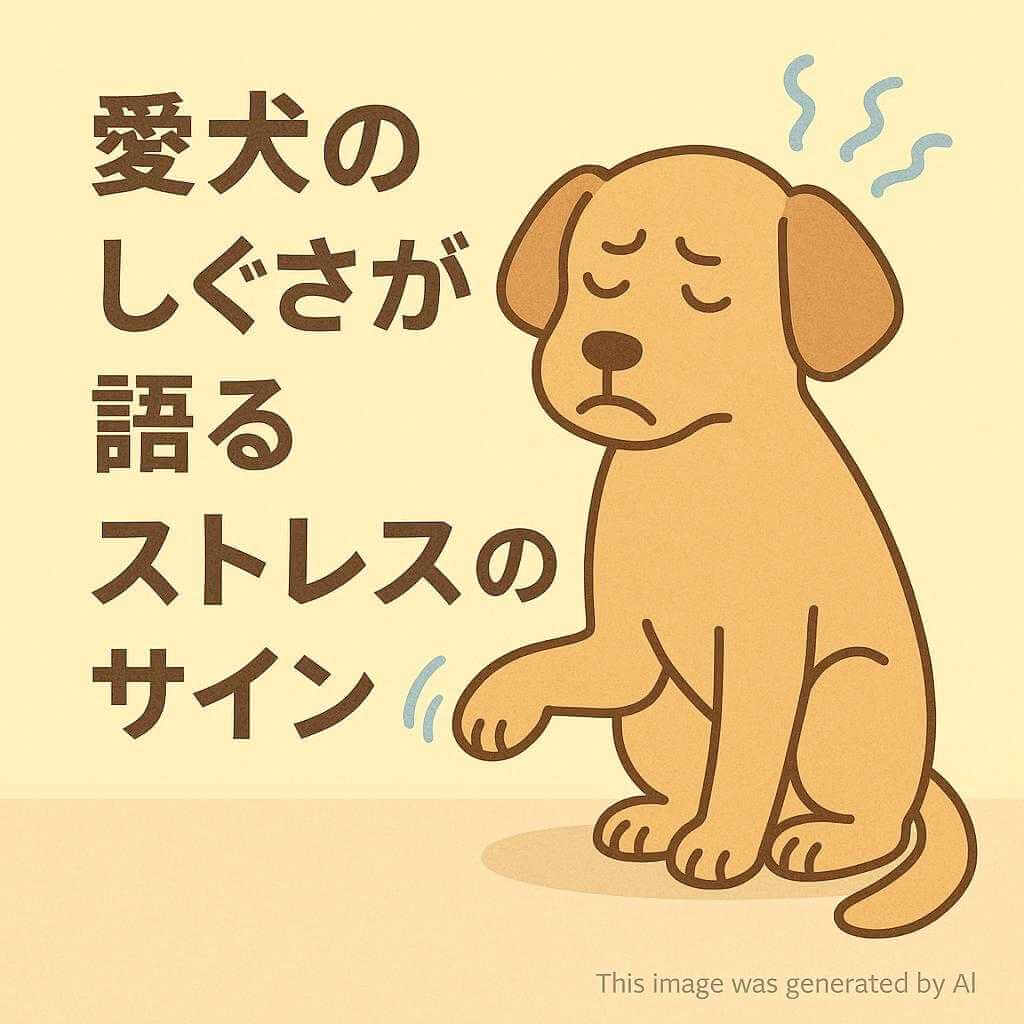 愛犬のしぐさが語るストレスのサイン