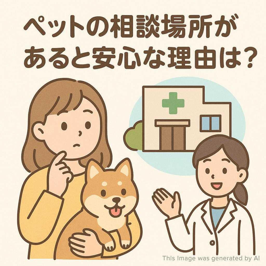 ペットの相談場所があると安心な理由とは?