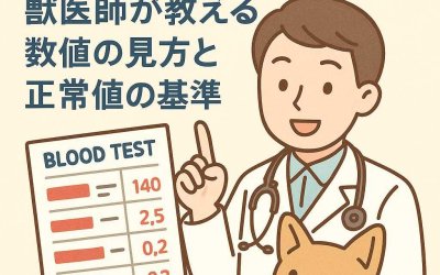 健康診断の血液検査！獣医師が教える数値の見方と正常値の基準