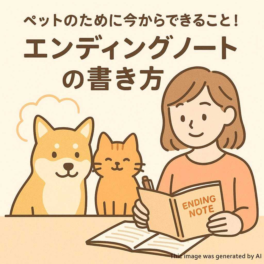 ペットのために今からできること!エンディングノートの書き方