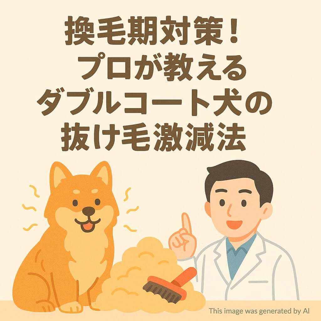 換毛期対策！プロが教えるダブルコート犬の抜け毛激減法 | HAPPY BELL
