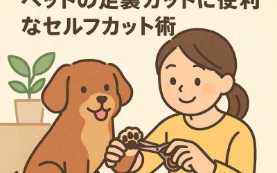 おうちで挑戦！ペットの足裏カットに便利なセルフカット術