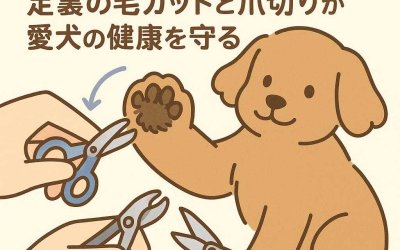 パテラ予防の基本！足裏の毛カットと爪切りが愛犬の健康を守る