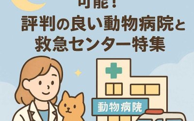 千葉県で夜間対応可能！評判の良い動物病院と救急センター特集