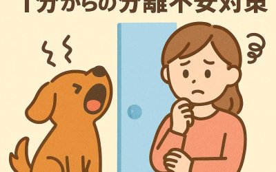 鳴き続ける愛犬に試すべき1分からの分離不安対策