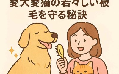 毛並みのエイジングケア: 愛犬愛猫の若々しい被毛を守る秘訣
