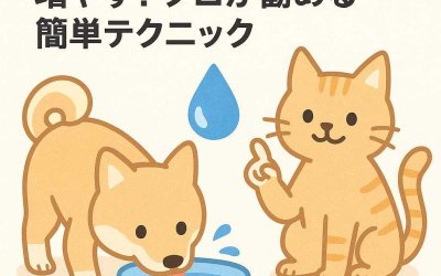 ペットの飲水量を自然に増やす！プロが勧める簡単テクニック