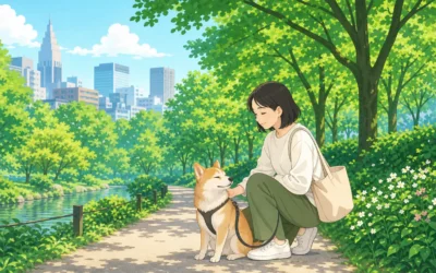音に敏感な愛犬と歩く東京の静かな公園・緑道の選び方