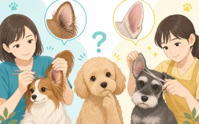 犬の耳毛は抜く？カットする？耳質別の判断基準