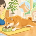 愛犬が食事中に伏せる仕草は首や関節のサインかも