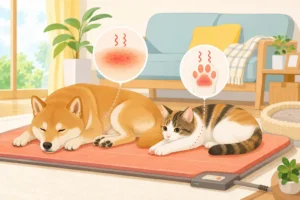 犬猫の低温やけどとは？ホットカーペット事故の症状と見分け方