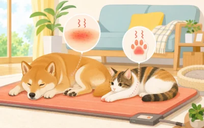 犬猫の低温やけどとは?ホットカーペット事故の症状と見分け方