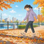 秋の落ち葉で段差注意！船橋セーフティロード散歩術